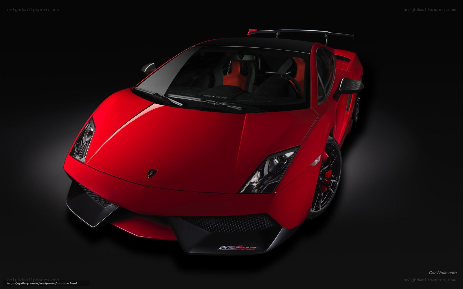red lamborghini sports car