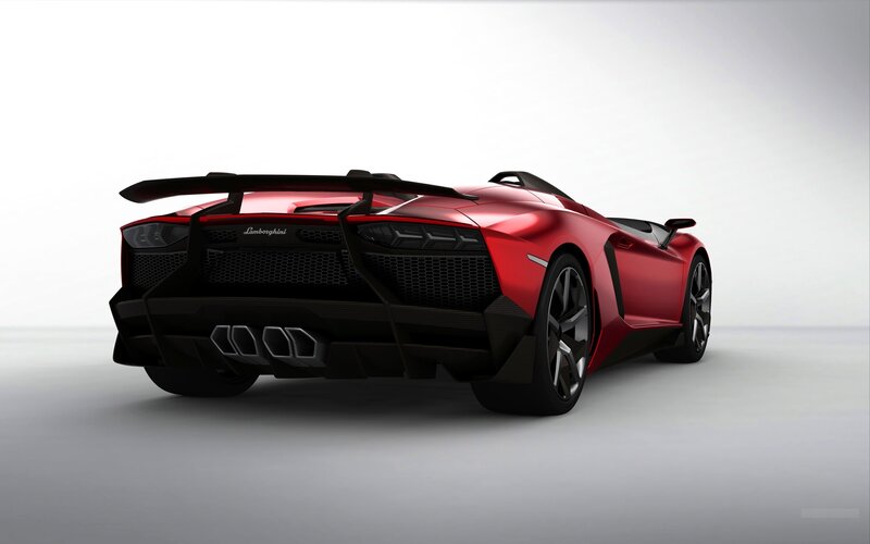 Red Lamborghini sports car