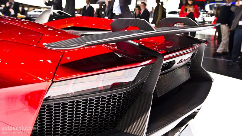 Red Lamborghini sports car