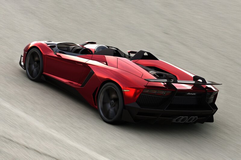 Red Lamborghini sports car