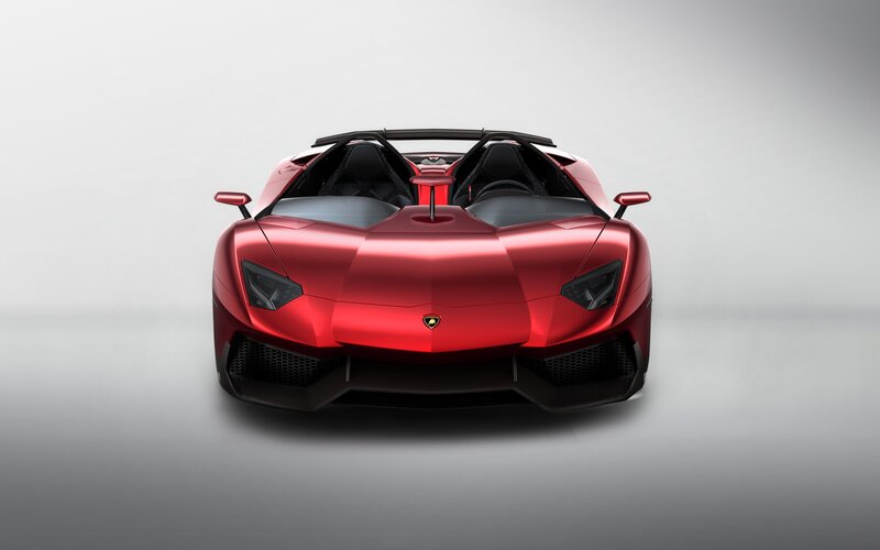 Red Lamborghini sports car