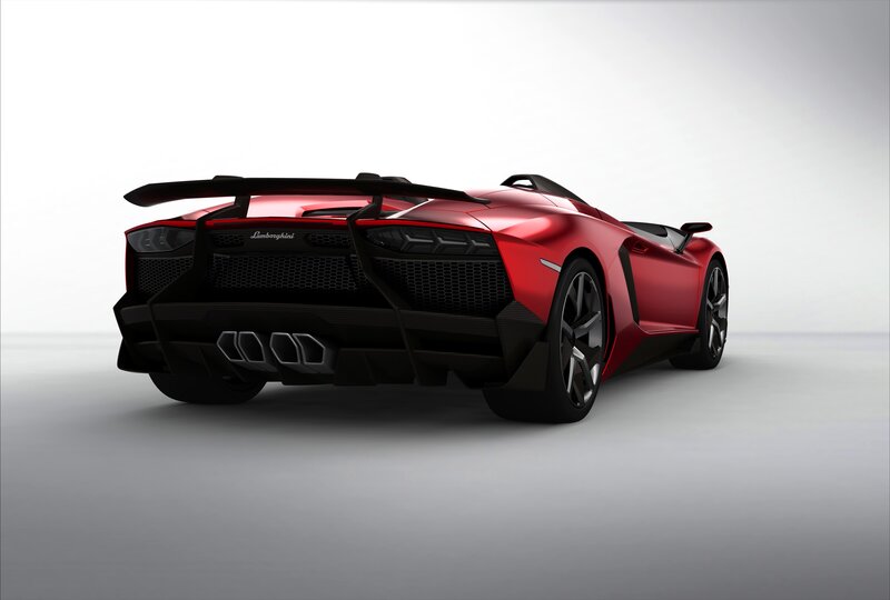 Red Lamborghini sports car