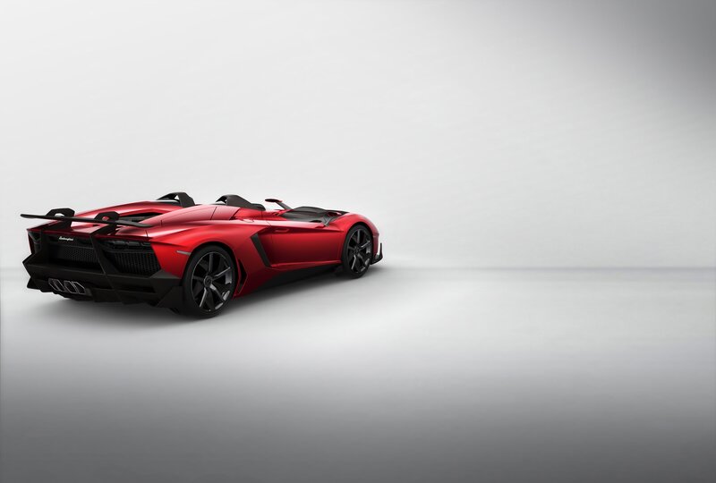 Red Lamborghini sports car