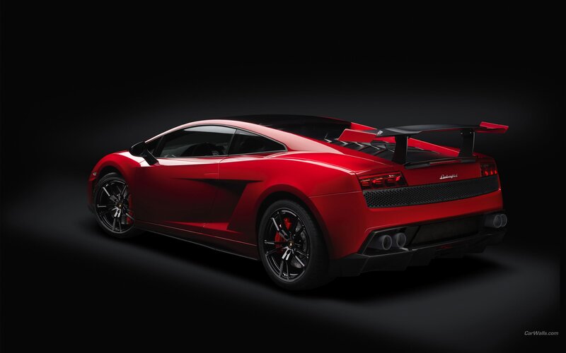 red lamborghini sports car