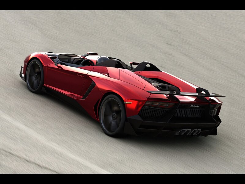 Red Lamborghini sports car