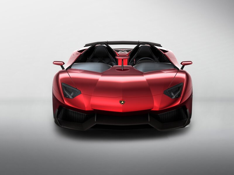 Red Lamborghini sports car