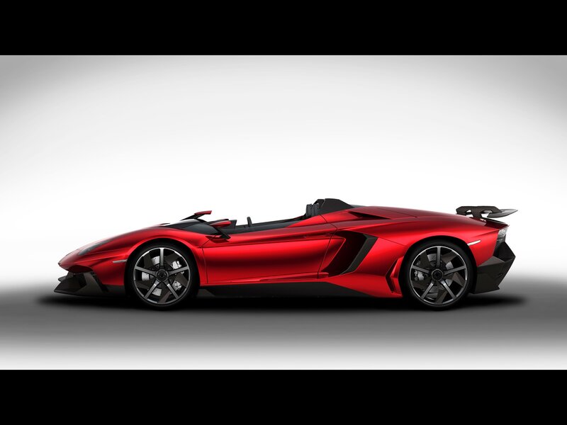 Red Lamborghini sports car