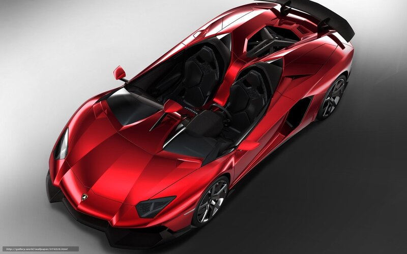 Red Lamborghini Sports Car — Dramatic, 3d Render, Seat, Wheel