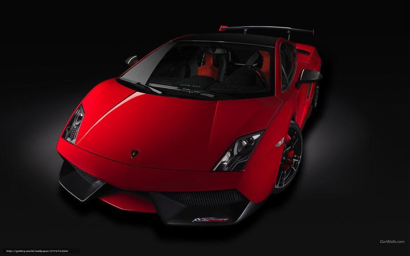 Red Lamborghini Sports Car — Dramatic, 3d Render, Tire