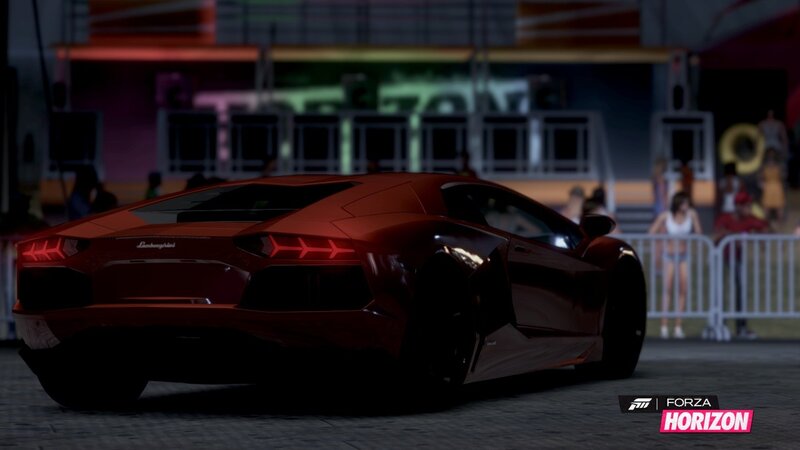 Red Lamborghini Sports Car — Dramatic, Night, 3d Render