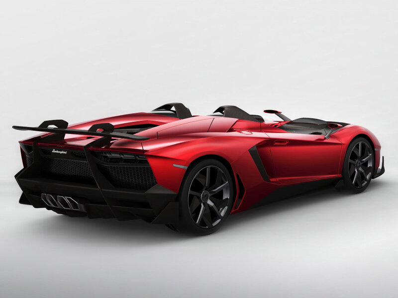Red Lamborghini Sports Car — Sleek