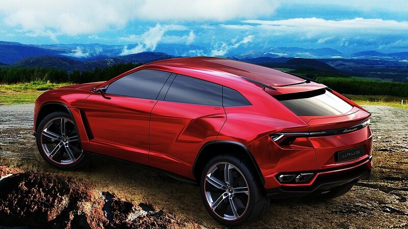 Red Lamborghini Urus — Dramatic, Afternoon, 3d Render, Car, Mountains, Sky