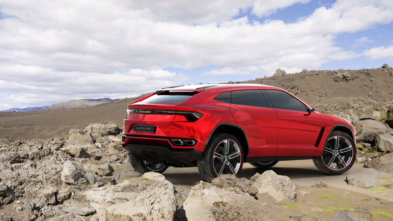 Red Lamborghini Urus — Dramatic, Afternoon, 3d Render, Car
