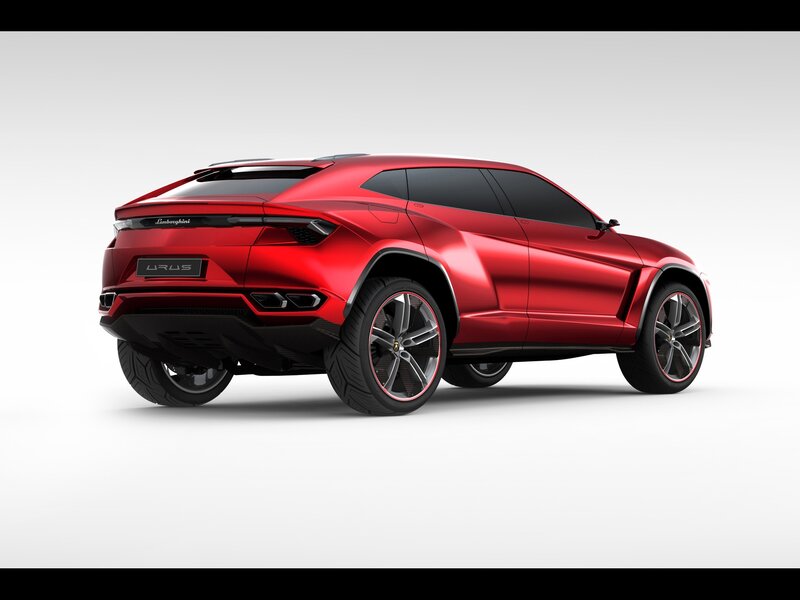 Red Lamborghini Urus — Modern, 3d Render, Car, Wheels, Suv