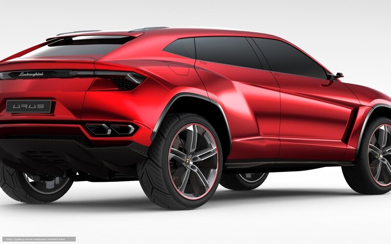 Red Lamborghini Urus — Modern, 3d Render, Car, Wheels, Taillights