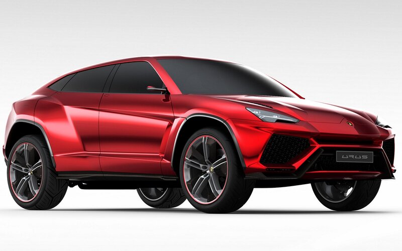 Red Lamborghini Urus — Modern