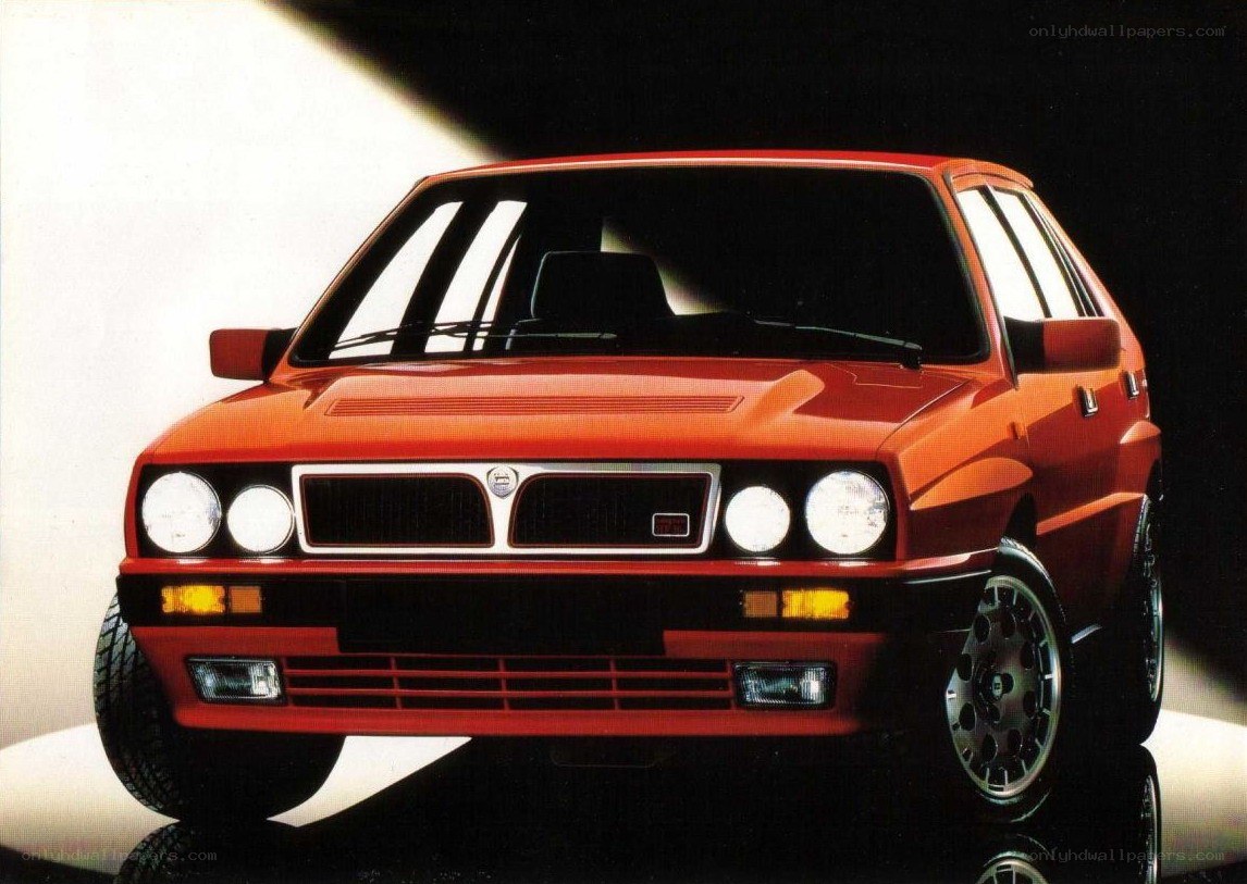 red lancia delta integrale