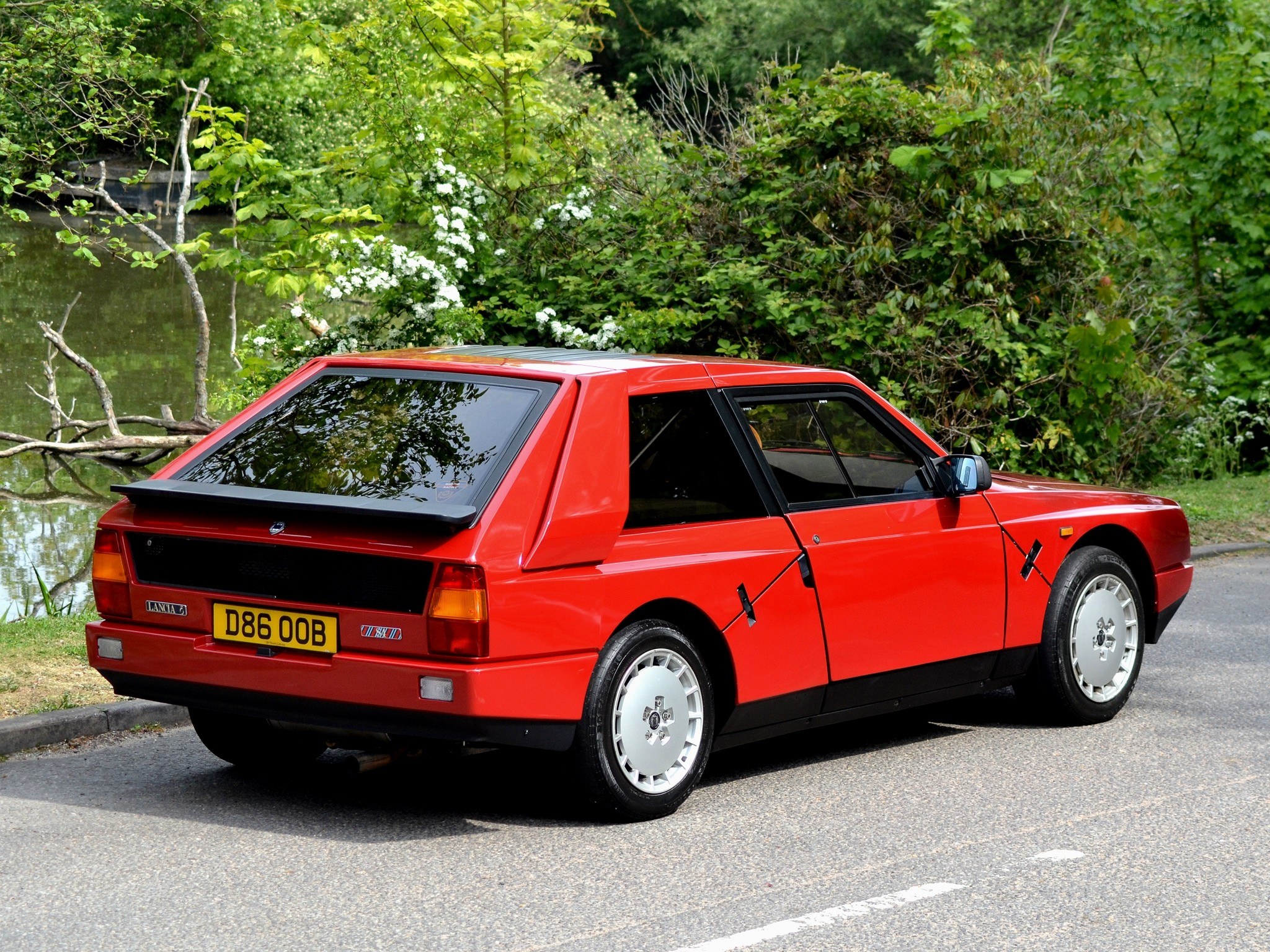Red Lancia Delta Integrale