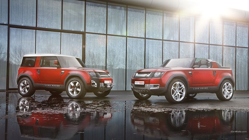 Red Land Rover Concept Cars — Dramatic