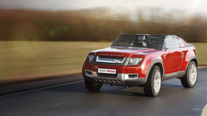 Red Land Rover Concept — Dynamic