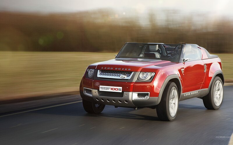 Red Land Rover Defender Concept