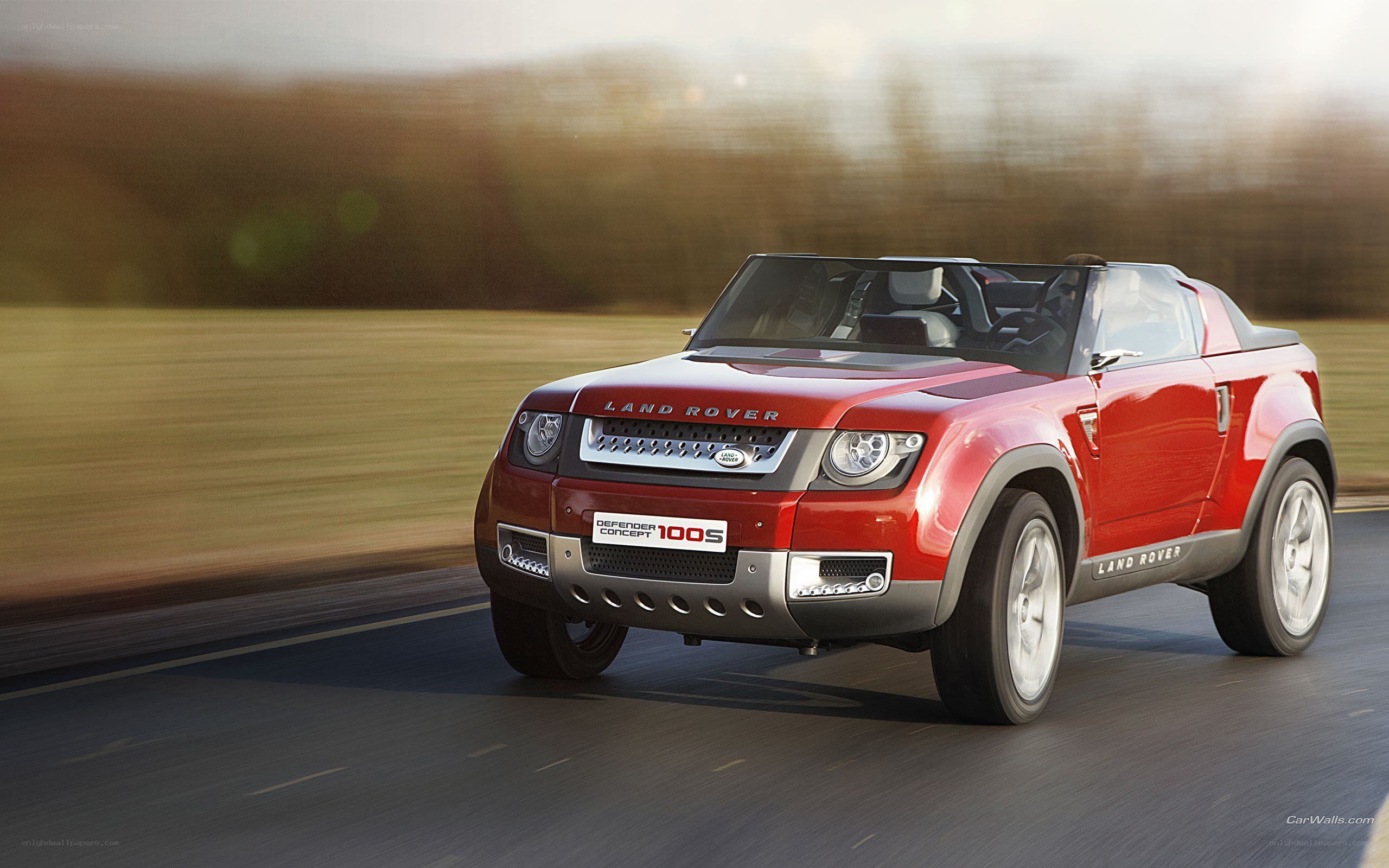 Red Land Rover Defender Concept