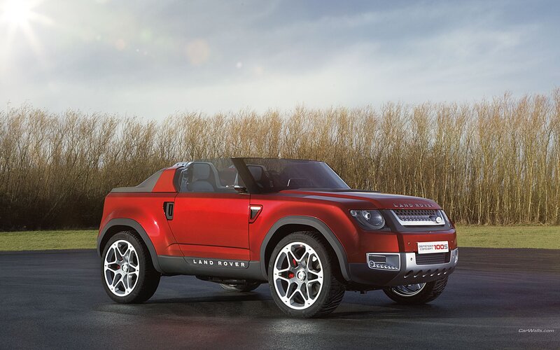 Red Land Rover Defender Concept