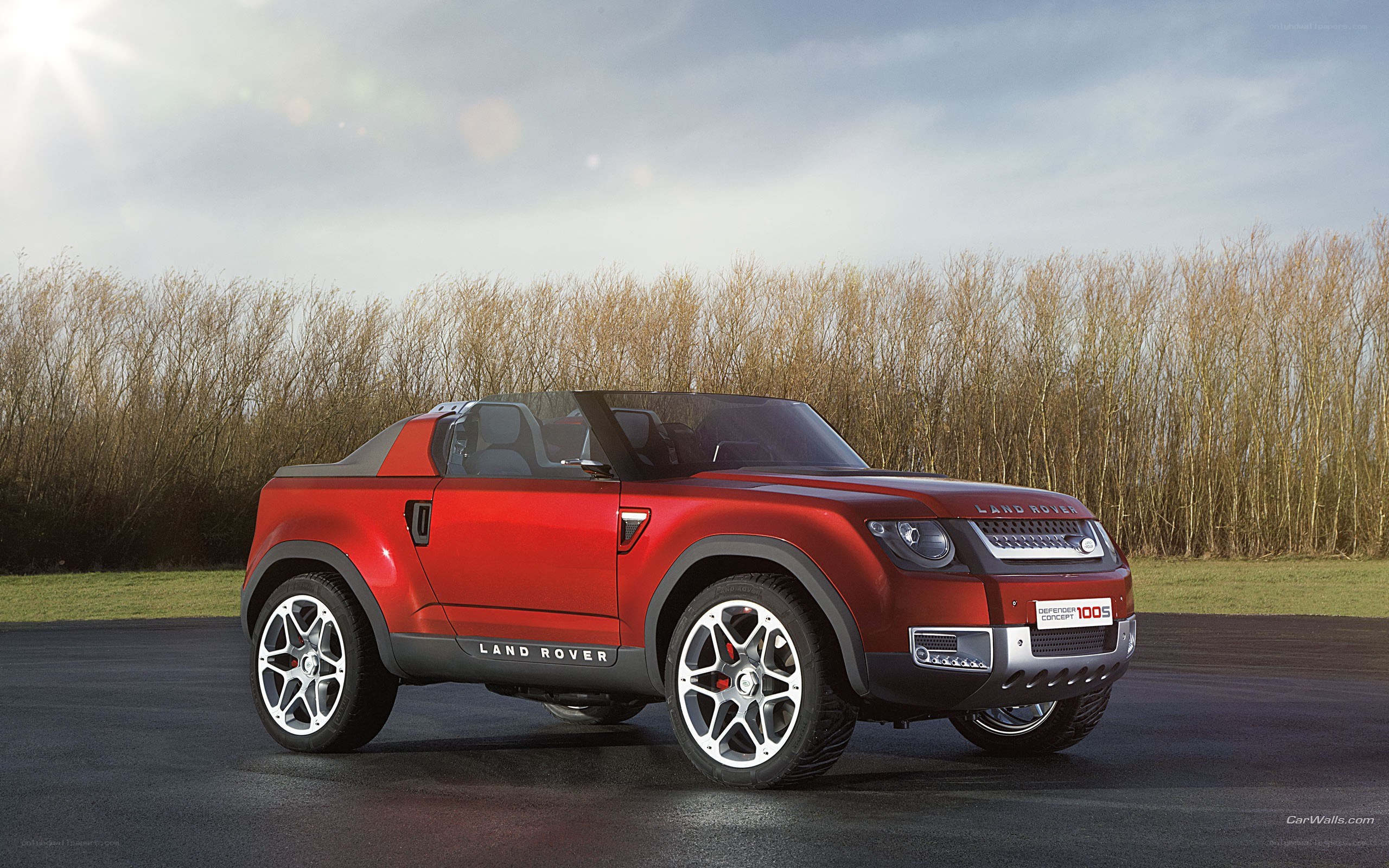 Red Land Rover Defender Concept