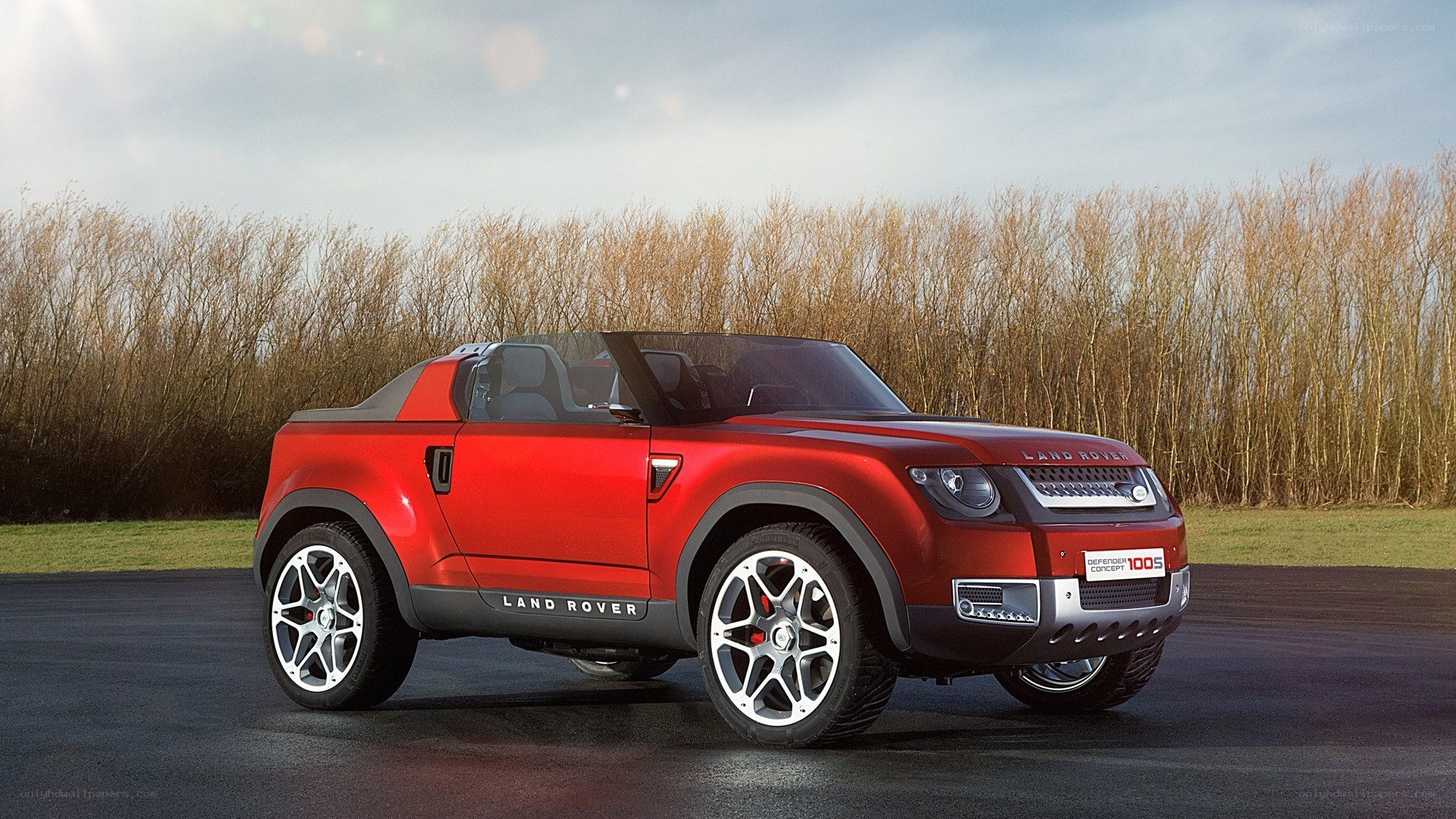 Red Land Rover Defender Concept