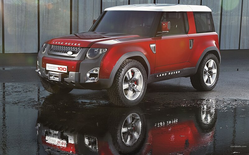 Red Land Rover Defender Concept