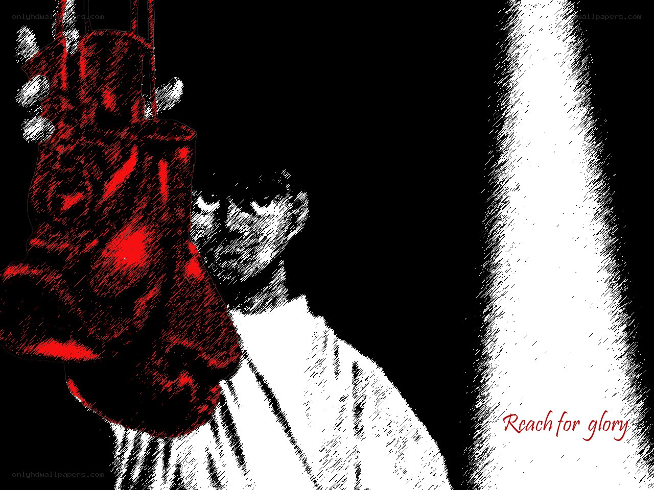 Red lantern and person in dark