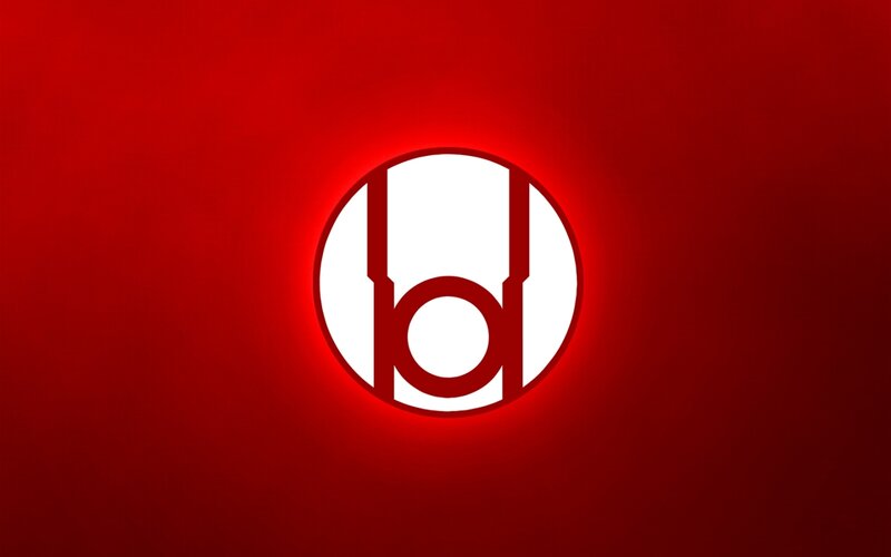 Red Lantern Symbol — Dramatic, Digital Art