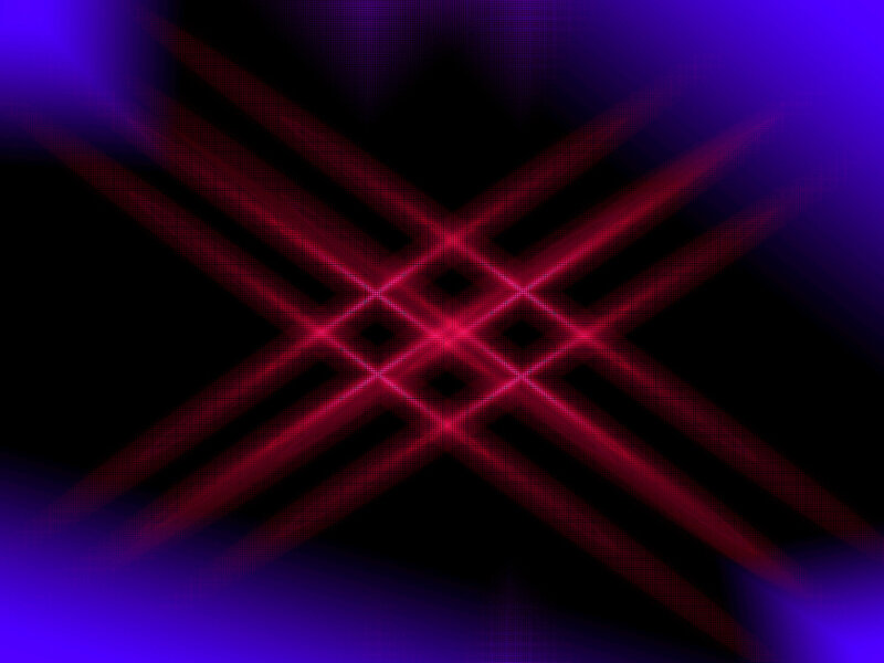 Red laser grid on dark background
