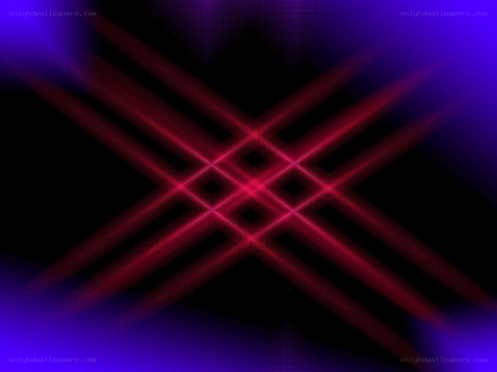Red laser grid on dark background