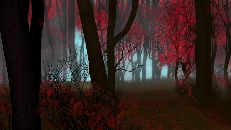 Red-leafed Forest — Red, Eerie