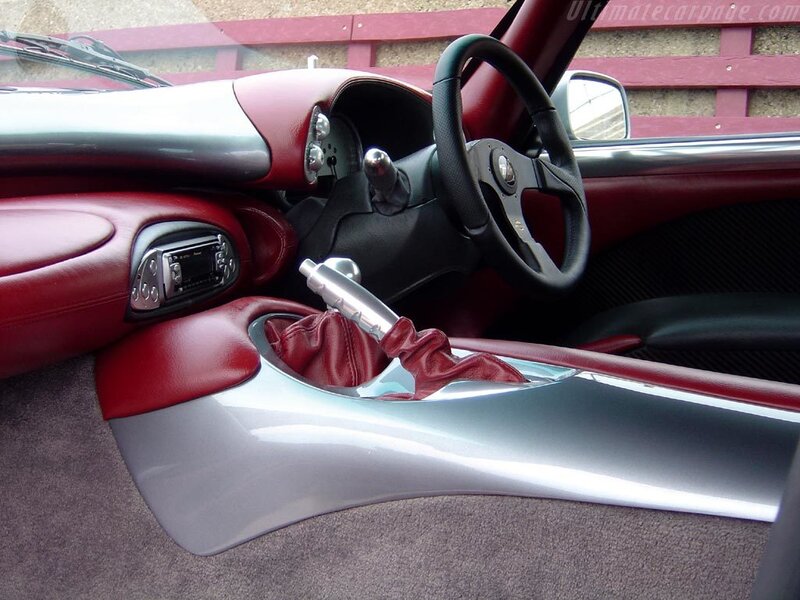red leather car interior