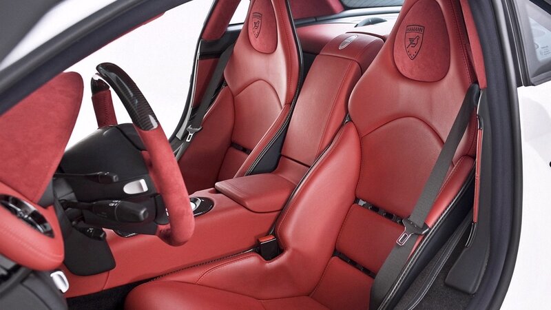 Red Leather Car Interior — Sleek, Photograph, Steering Wheel, Seat Belts