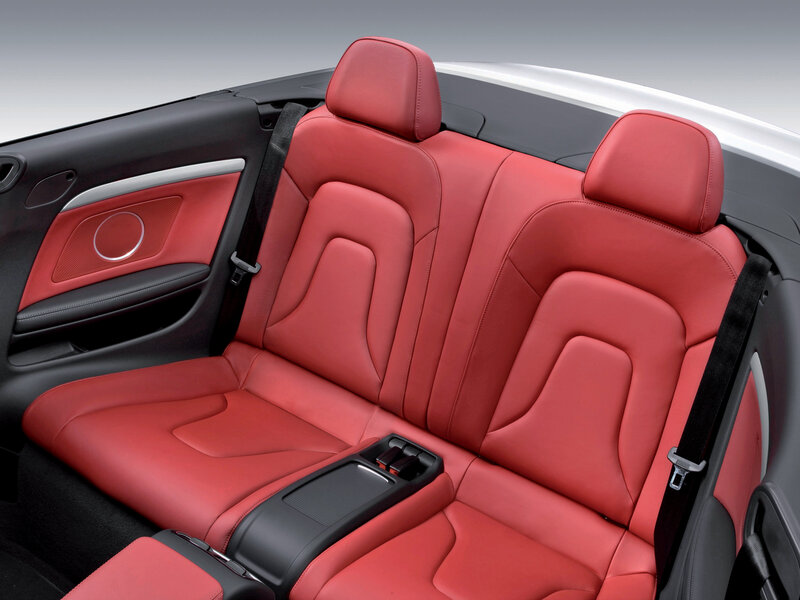 red leather car seats