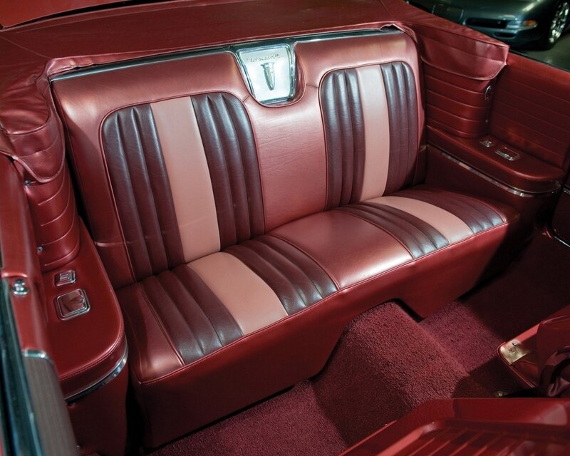 Red Leather Car Seats — Classic