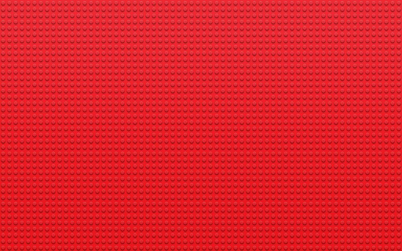 Red Lego Baseplate — Neutral