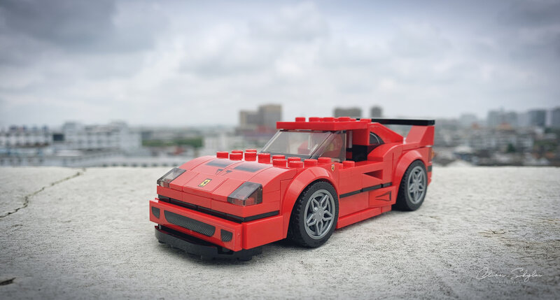 Red Lego Ferrari Car