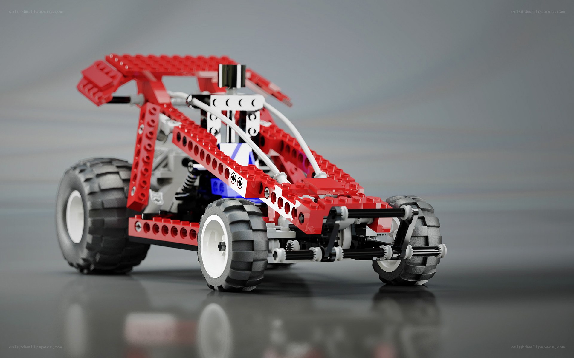red lego race car