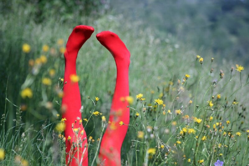 Red Legs in Field
