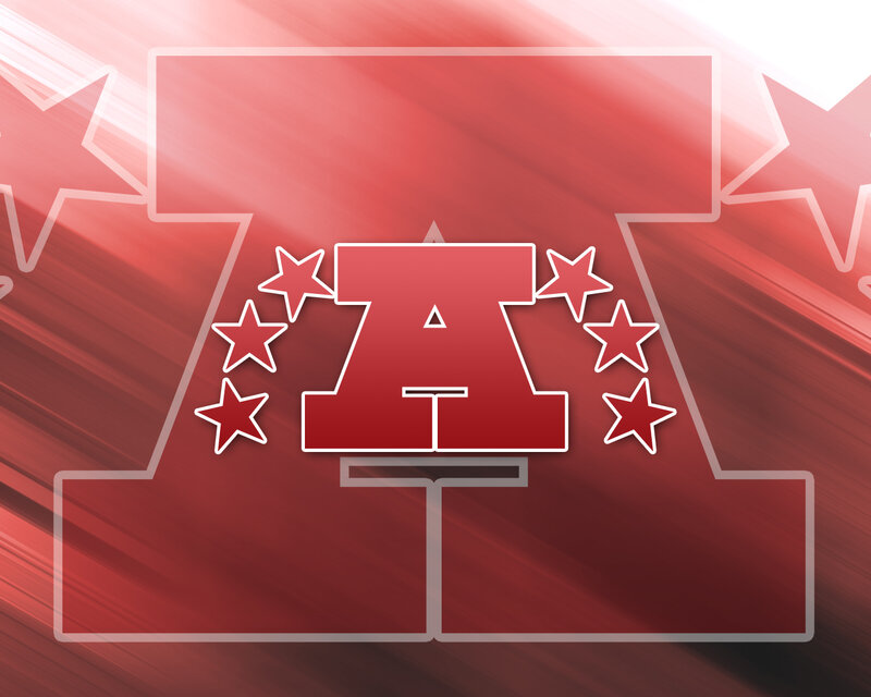 Red Letter a with Stars