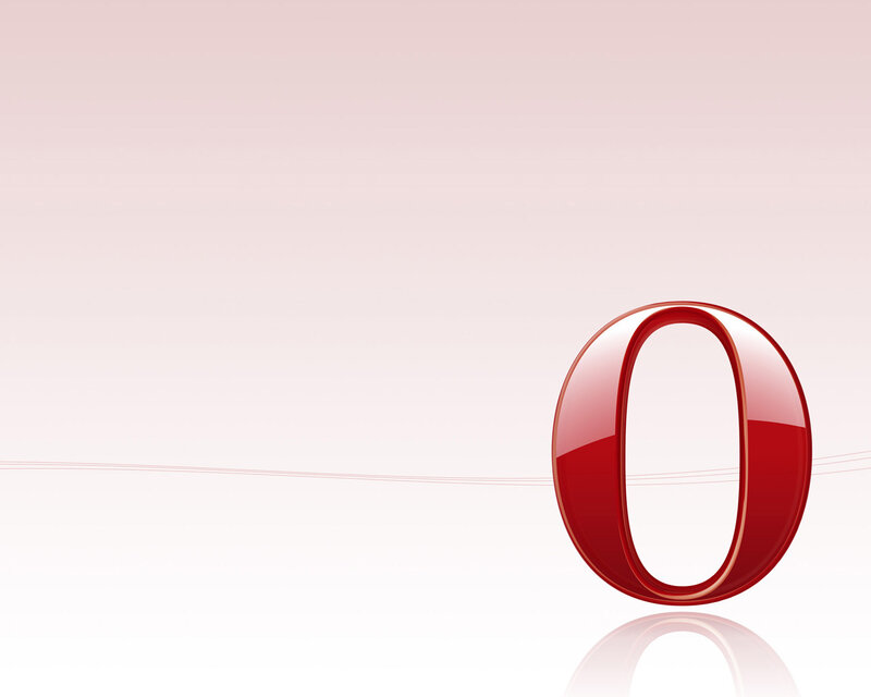 Red letter O on gradient background