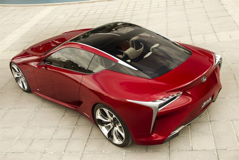 Red Lexus Concept Car — Modern, Photograph