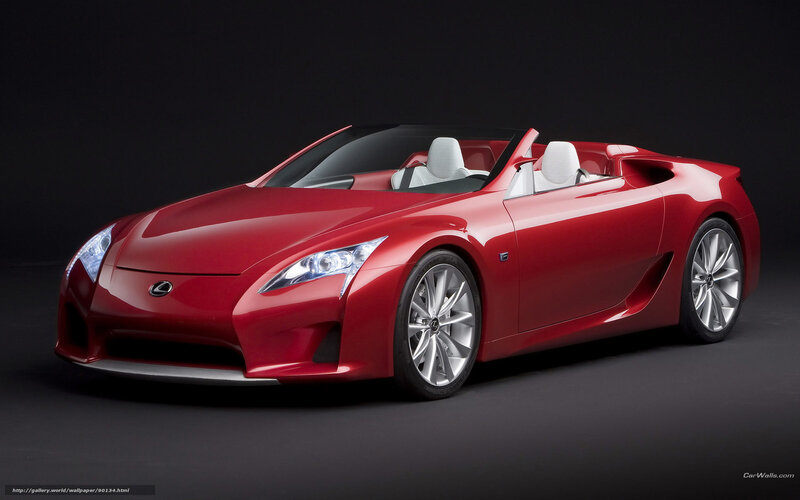 Red Lexus Convertible