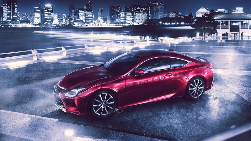 Red Lexus Coupe