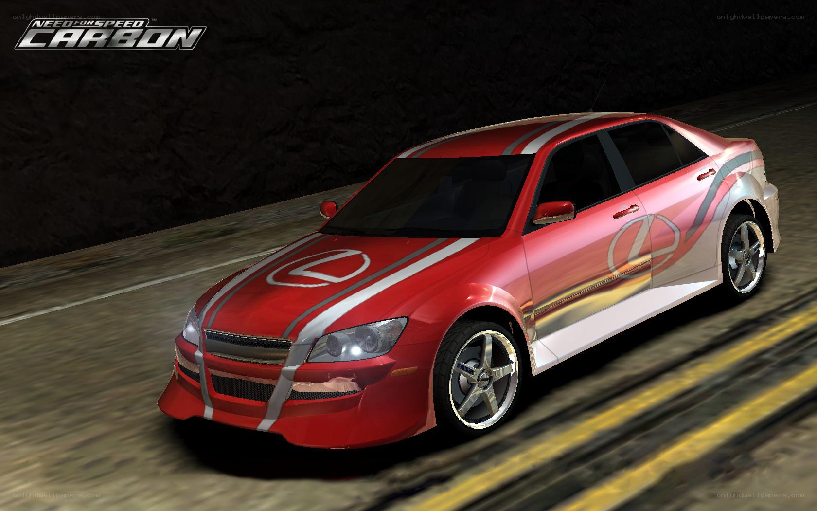 Red Lexus in Need for Speed Carbon