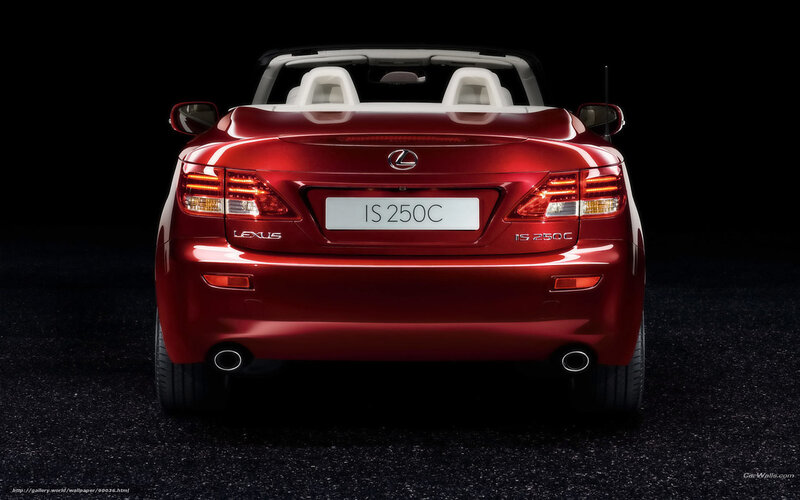 Red Lexus Is 250c — Dramatic